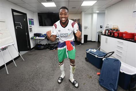 amads derby|Ebou Adams addresses his future amid 'sign him up' Derby chants.